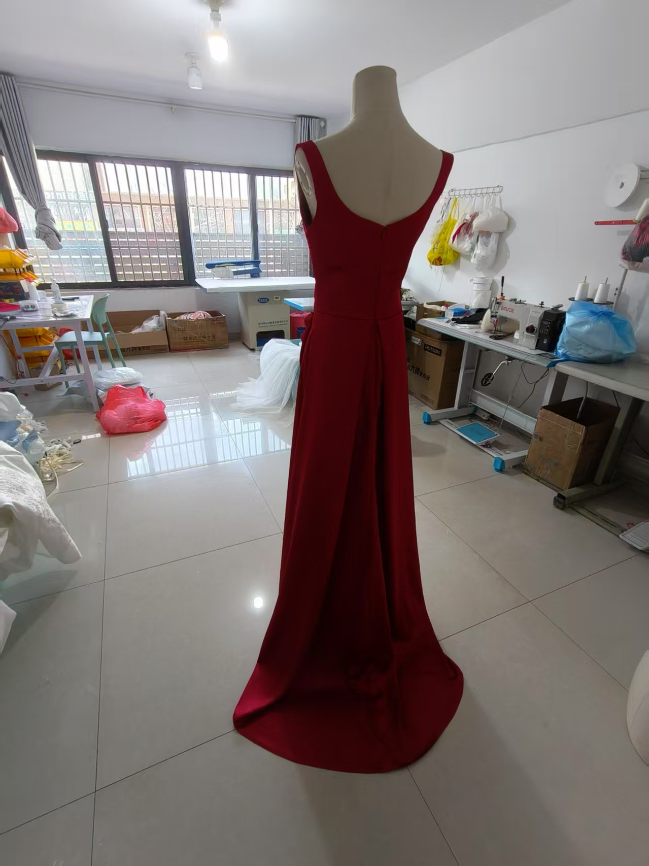 Picture of Satin Light Wedding Dress for Banquet Alice Same Delivery Zhao Ruth Same High-end Bride of Empress Dowager