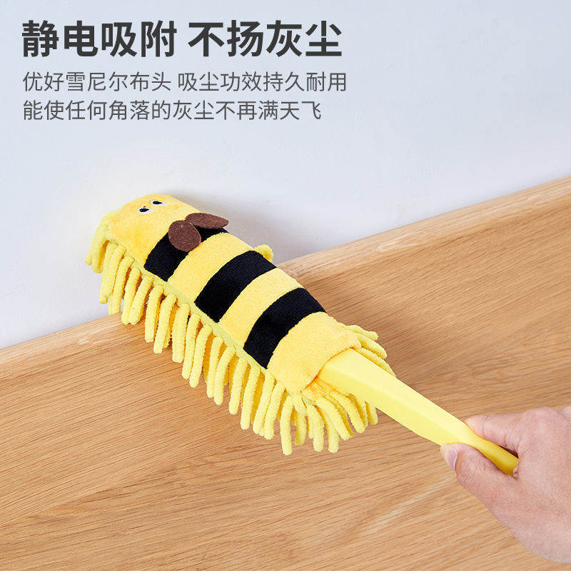 Picture of Cartoon Animal Feather Duster Dust Duster Household Washable Dust Duster Desktop Cleaning Car Electrostatic Dust Brush