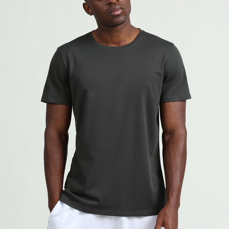 Picture of Summer Men's Short-Sleeved T-Shirt Running Fitness Sports Casual Quick-Drying Clothing Outdoor Basketball Sportswear