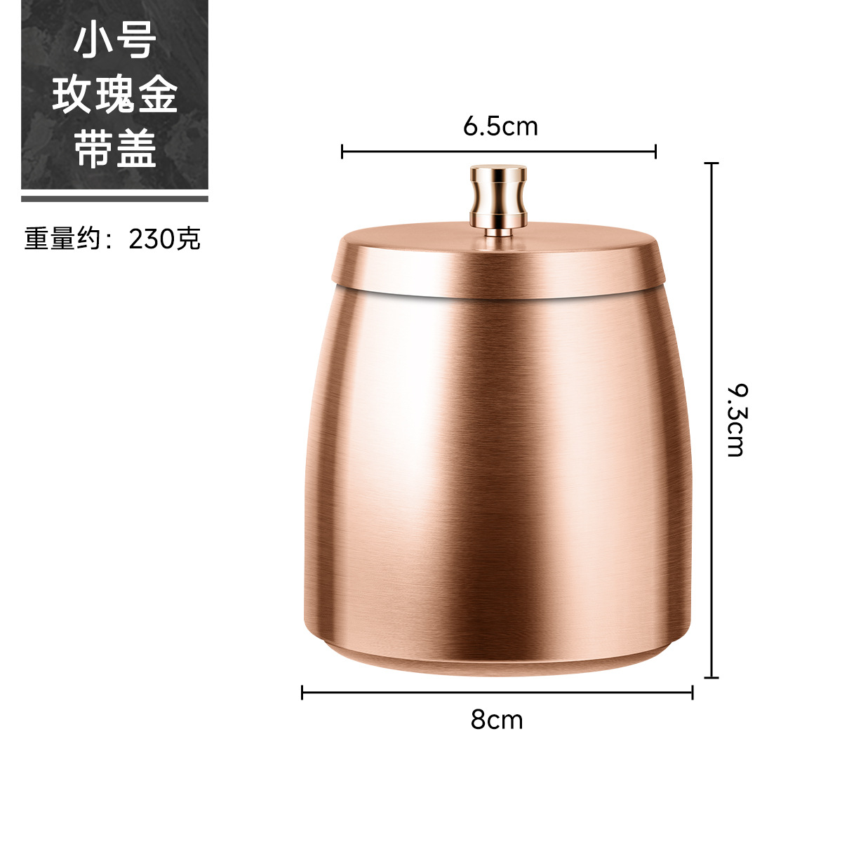 Picture of Wholesale titanium-plated stainless steel ashtray with lid thickened and raised anti-fly ash Internet cafe bar KTV office laser