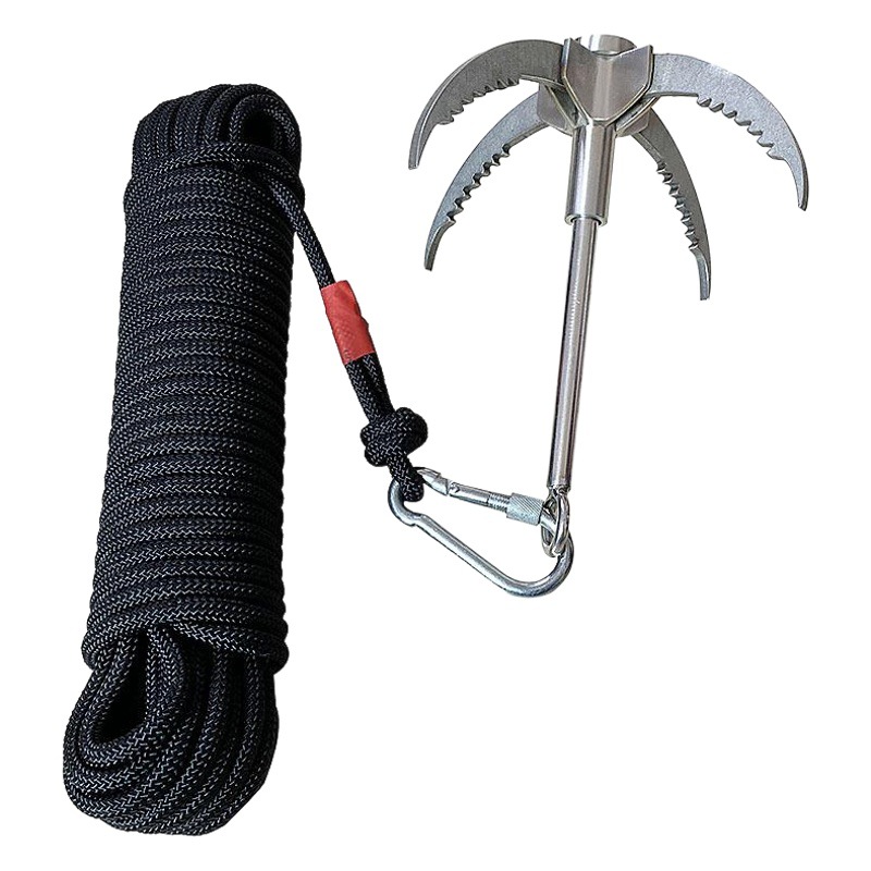 Outdoor Survival Rock Climbing Hook Flying Tiger Claw Field Rock Climbing Climbing Rope Hook Climbing Tools Supplies Climbing Claw Hook