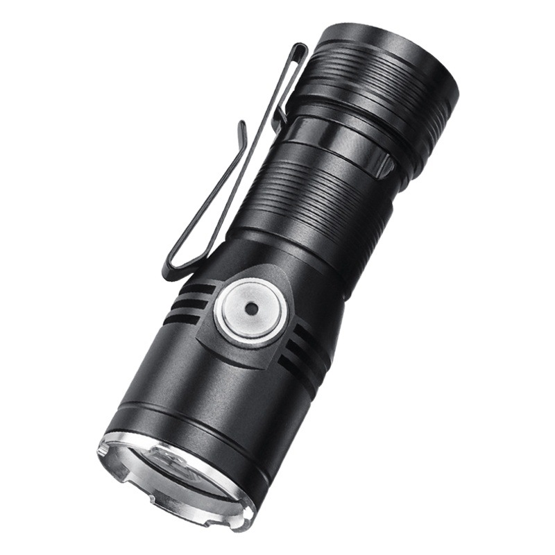 New mini integrated strong flashlight 2050LM highlight with pen clip portable magnetic maintenance flashlight