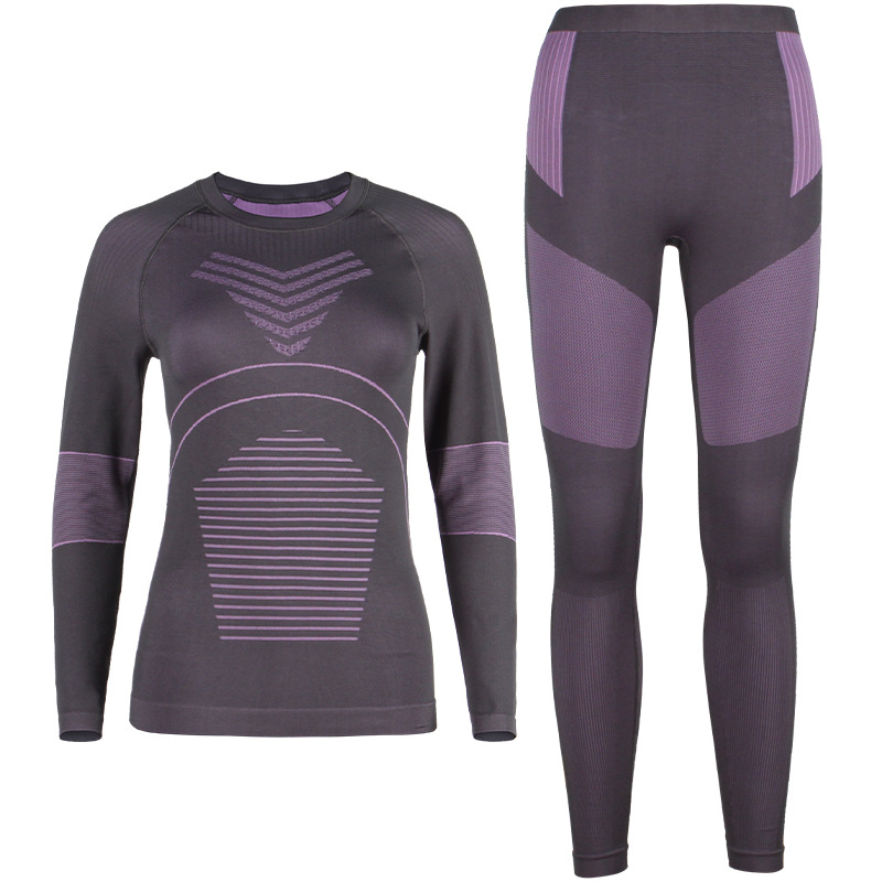 Picture of New Winter Ski Intimates, Quick-Drying and Warm, Outdoor Sports Ski Equipment, Sweat-Wicking, Breathable, Functional Intimates Set