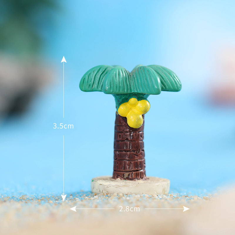 Picture of Moss micro landscape decoration ZAKKA grocery Simulation Guide Board station board four tree pile guide board
