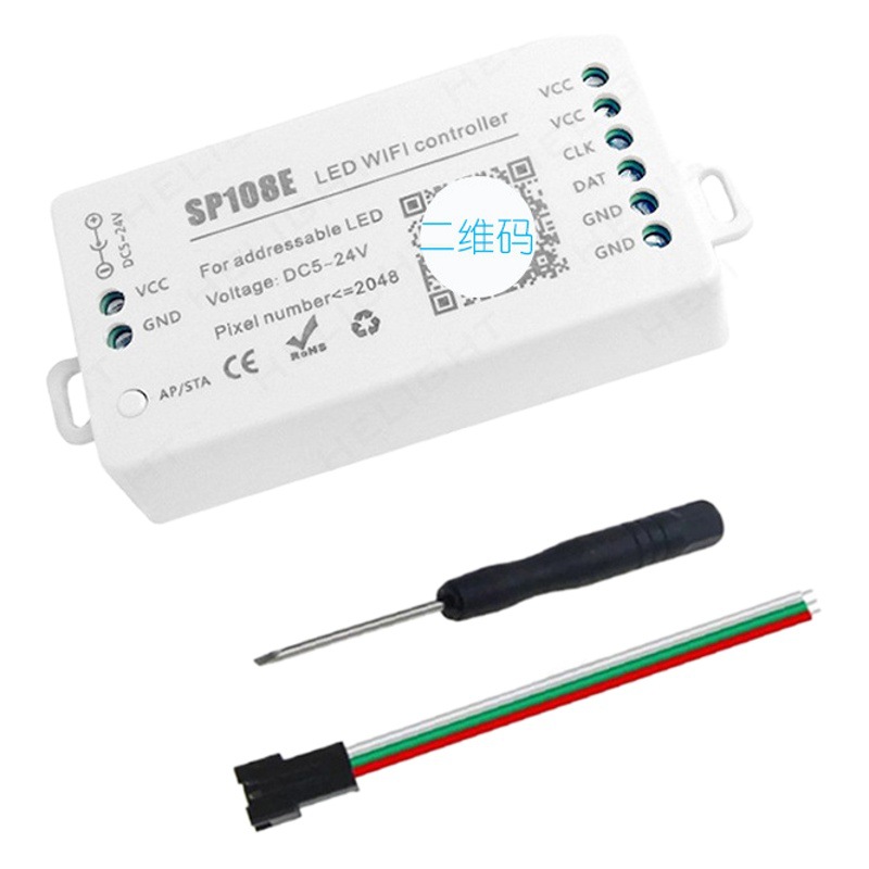 Xilai light SP108E magic color led Smart wifi controller WS2811/2812B magic color light with dimmer