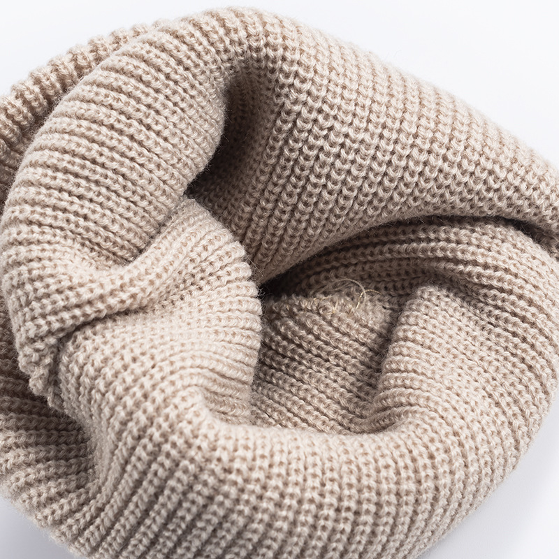 Picture of Melon Skin Hat Men's Korean Style Trendyy Autumn and Winter Woolen Hat Student Fashion Cuffed Yuppie Cold Hat Women's Brimless Knitted Hat