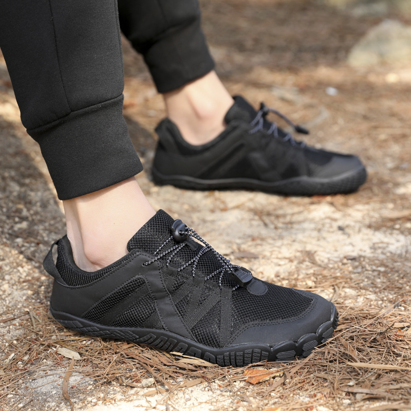 Cross-Border New Outdoor Five-Finger Large Size Hiking Non-Slip Breathable Wear-Resistant Wading Boots Running Sports Low-Cut Hiking Shoes