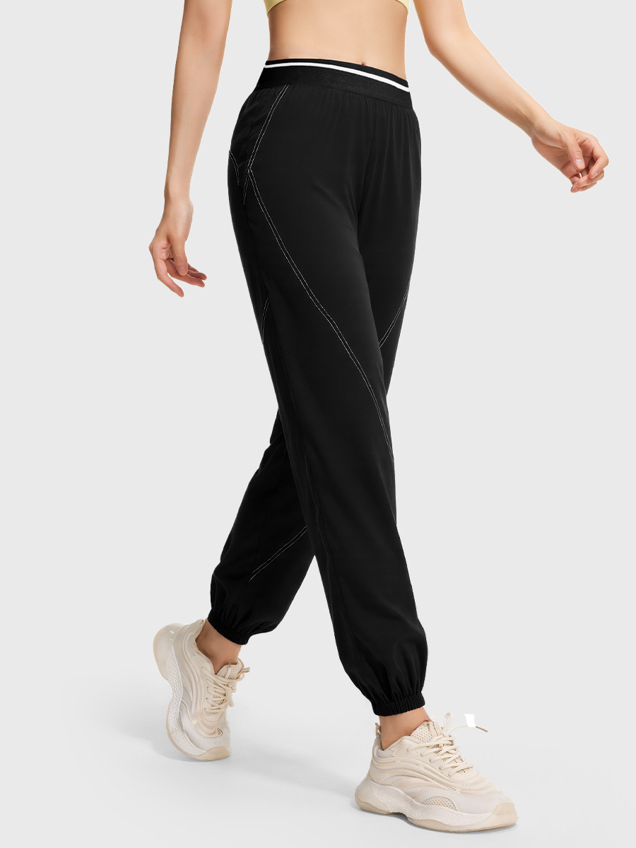 Picture of Juyitang Spring and Summer Thin Quick-drying Pants Women's Loose Running Fitness Elastic Breathable Training Sports Pants