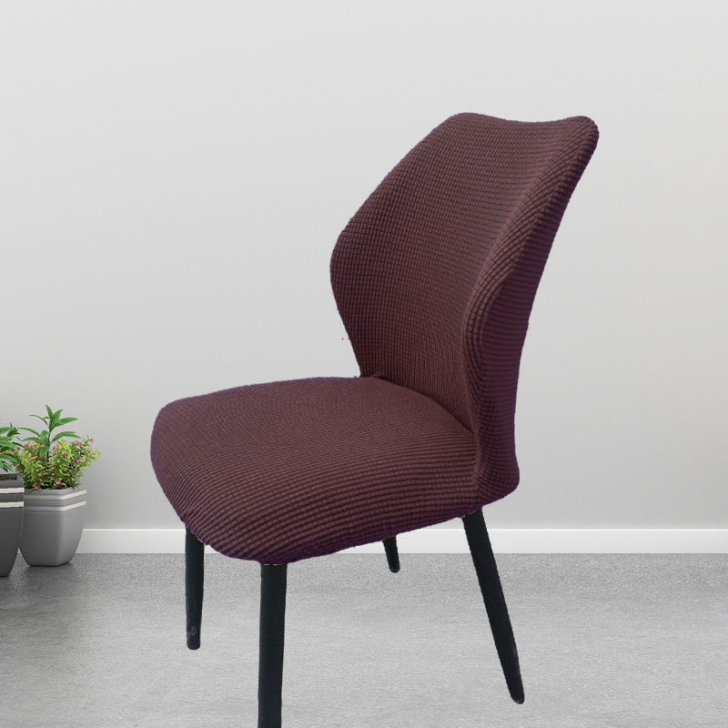 Picture of Chair Cover Elastic All-inclusive Household Modern Curved Dining Chair Cover Cushion Backrest Integrated Household Stool Cover Cover