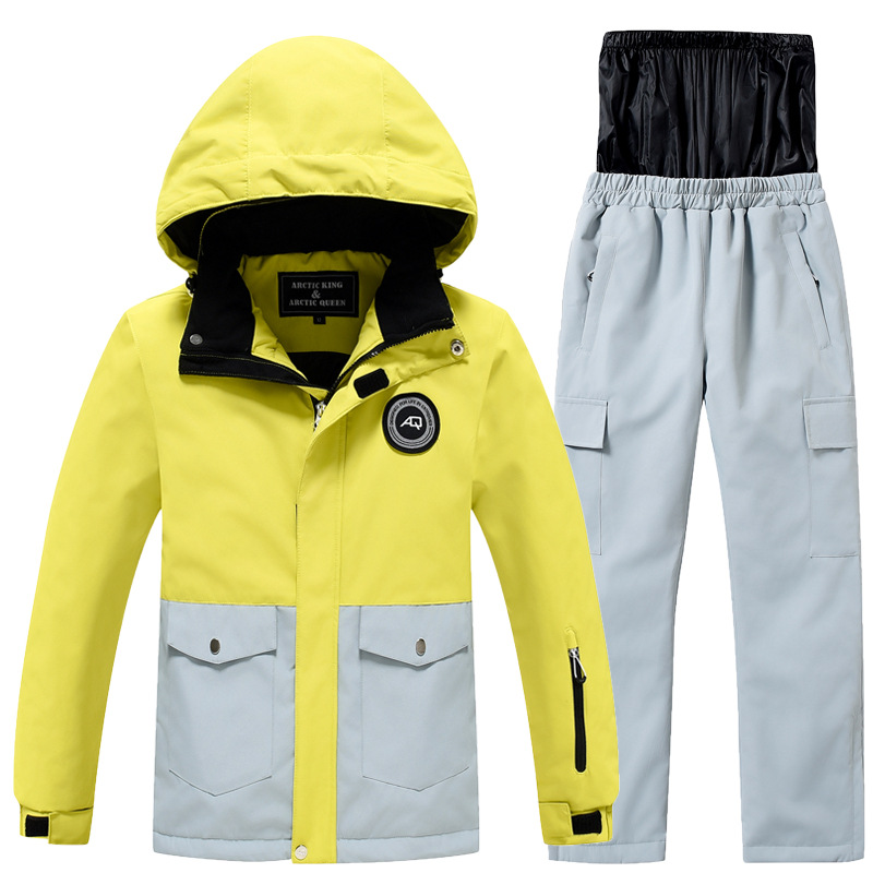 Picture of New Children's Ski Suit suit Boys and Girls Winter Outdoor Waterproof Warm Thickened Children's Ski Suit