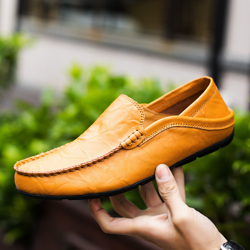 Cross-border plus size Spring New Doug Shoes Fashion Casual Slip-on Lazy Shoes Foreign Trade Lightweight Loafers for Couples