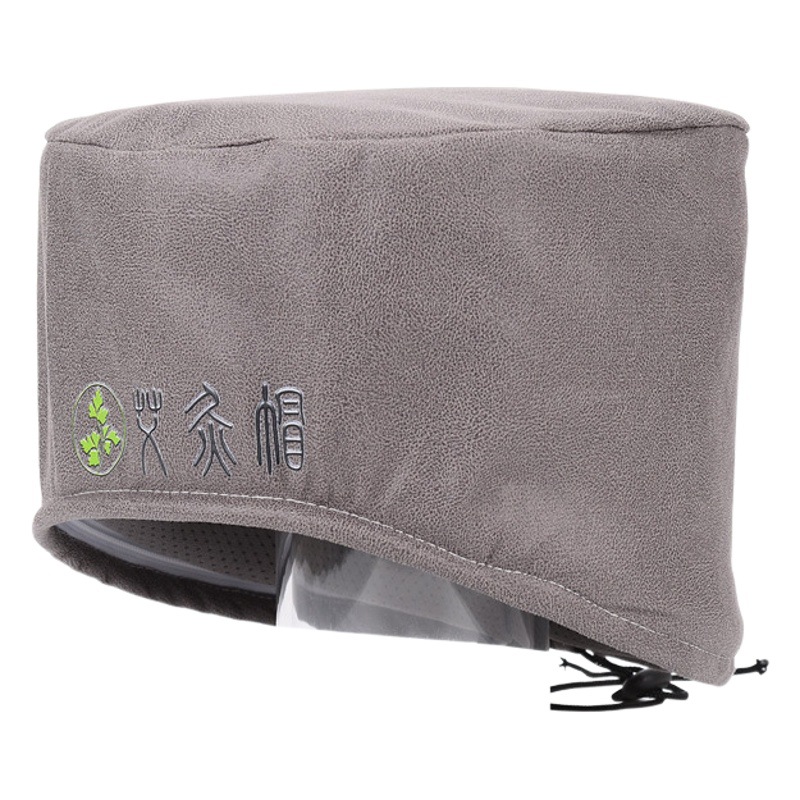 Electric heating moxibustion cap fumigation head wormwood hat herbal hot compress moon cap wormwood moxibustion head cap