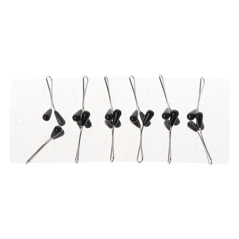 Cross-border exclusive pearl drop-shaped gauze scarf accessories brooch gauze holder multi-color electroplating simple versatile scarf buckle holder