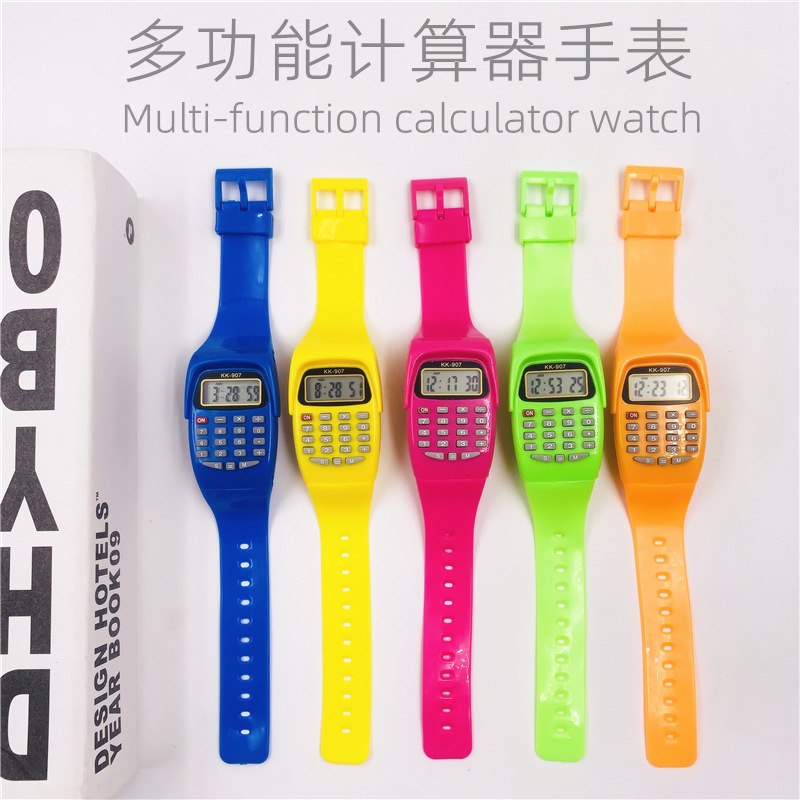 KK-907 students examination special multi-function calculator watch children's electronic watch cross-border e-commerce explosions