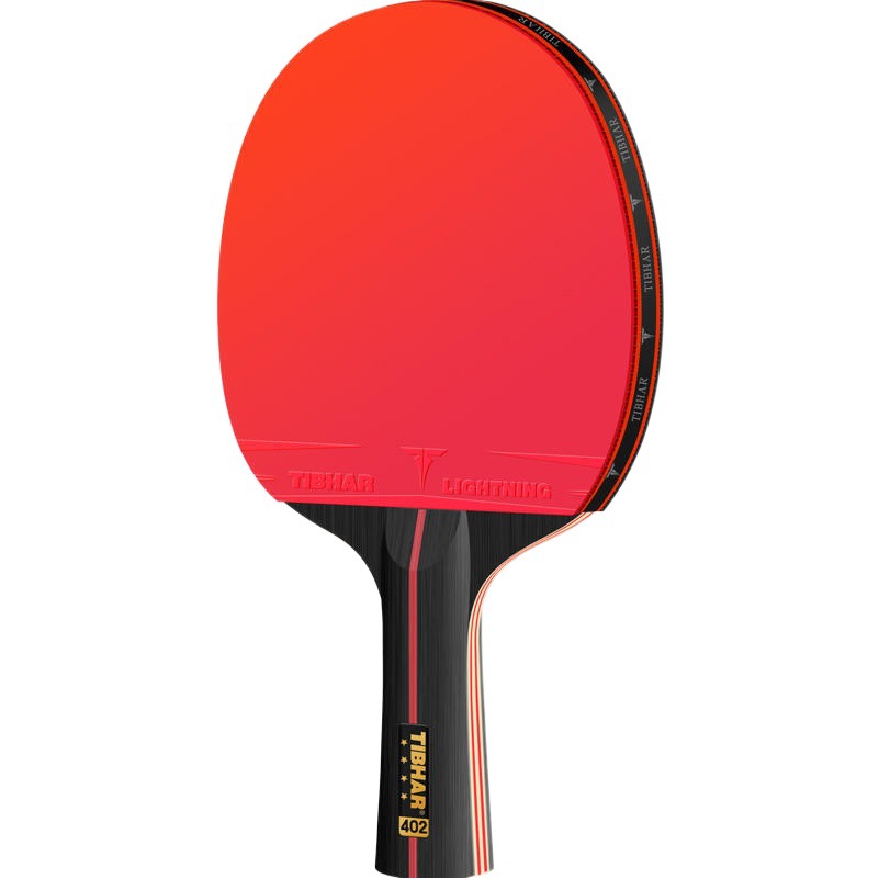 TIBHAR German straight table tennis racket single shot advanced children's table tennis racket student 4-star training high elasticity