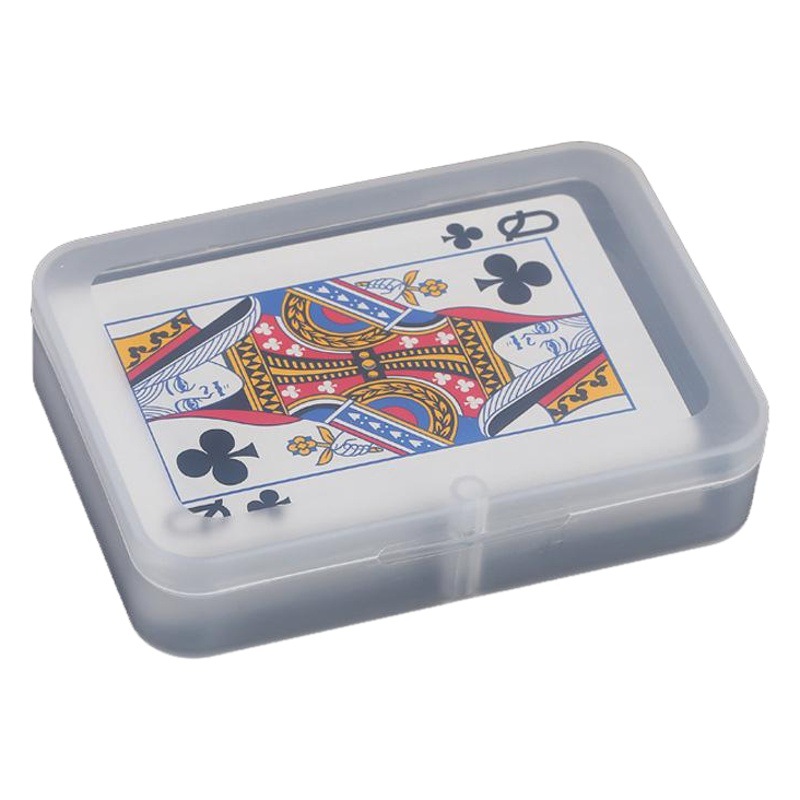 Magnet buckle R660 rectangular plastic box transparent hardware parts product packaging plastic box pp plastic business card box