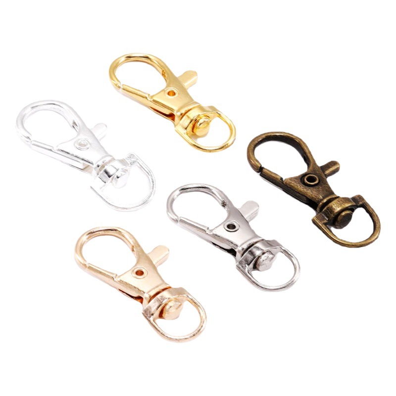 Big Lobster Buckle diy Key Ring Pendant Buckle Dog Buckle Keychain Accessories 360 Degree Luggage Hardware Buckle Hanging Buckle