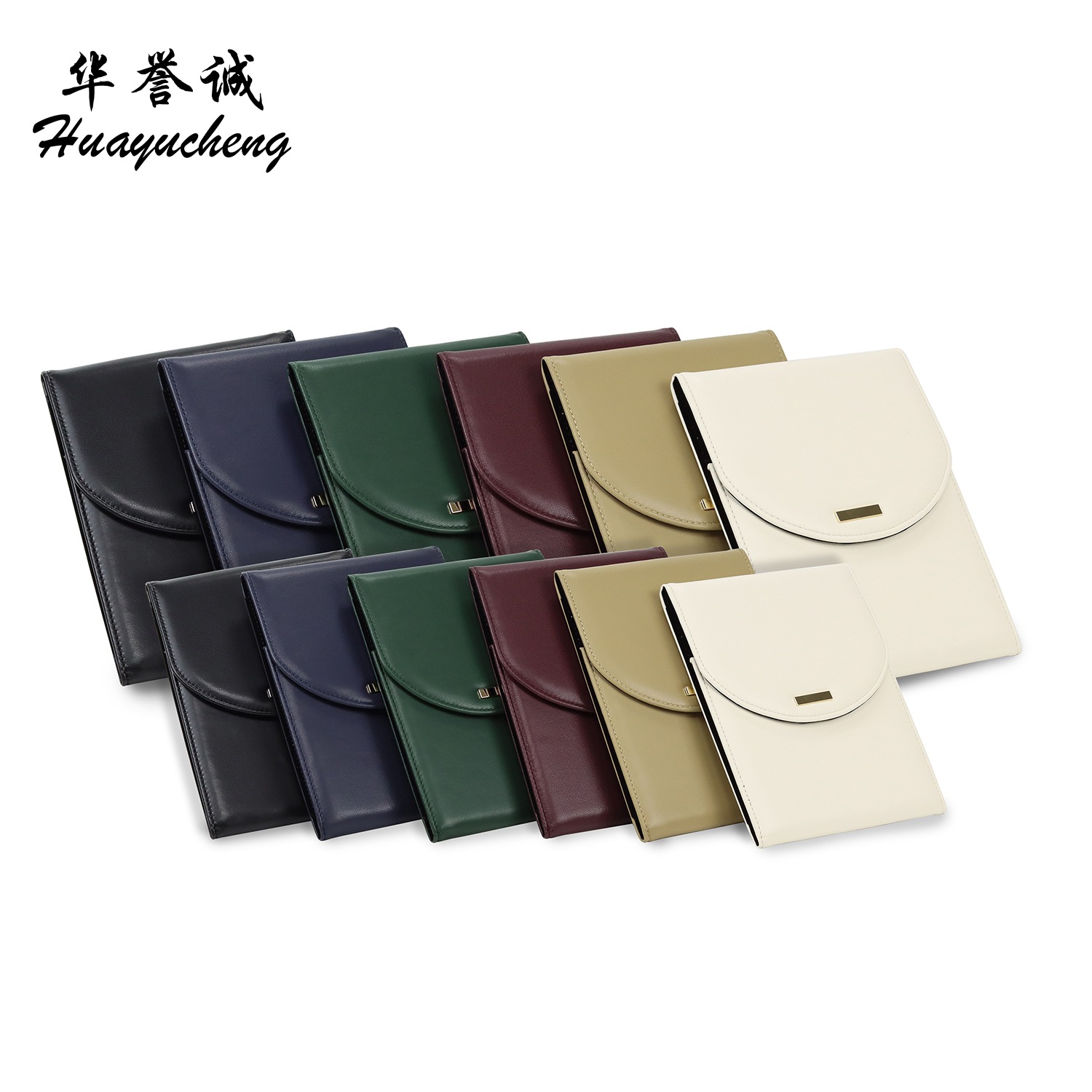 Creative magnetic buckle PU leather flannel folding portable pearl necklace pendant jewelry bag display jewelry storage bag