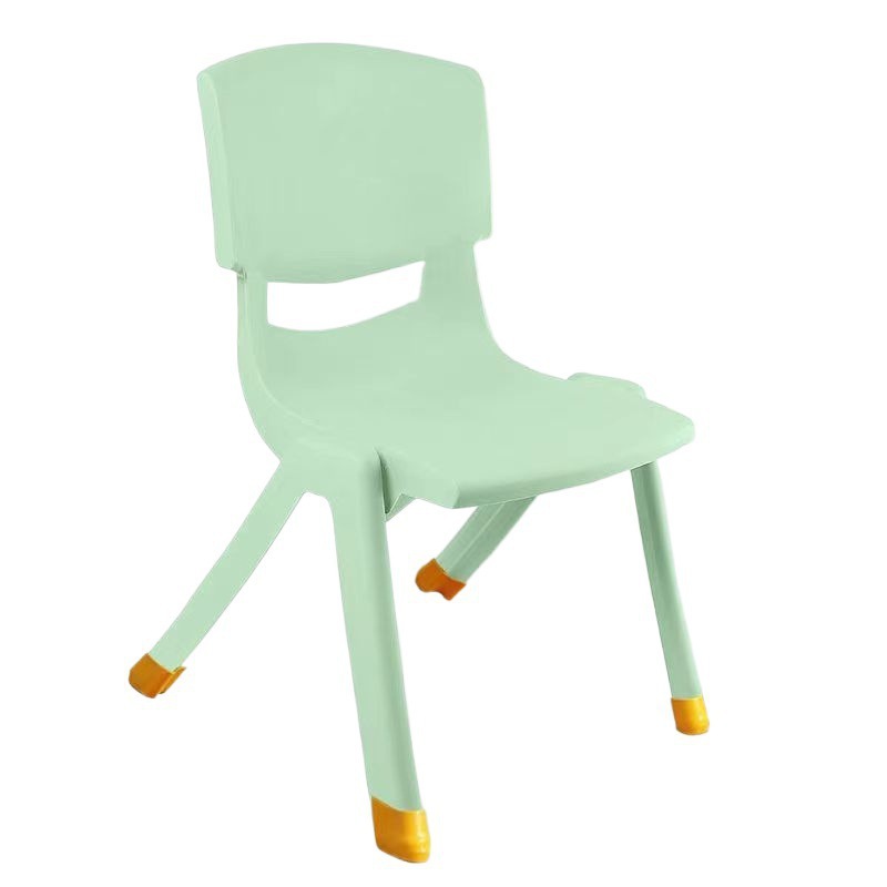 Picture of Enlarged and thickened children's backrest chair, kindergarten bench, adult can sit on plastic small chair, baby chair is non-slip and resistant to falls
