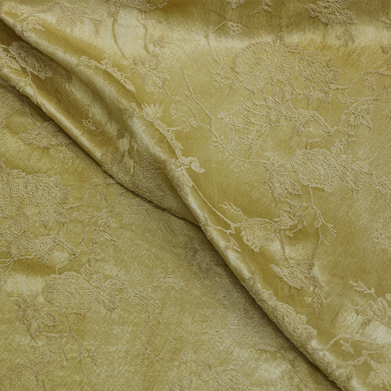 45 moomi is coming, silk wool blend jacquard, ancient pomegranate skin plant dyeing autumn and winter suit fabric