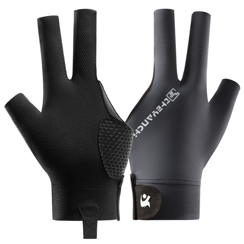 Picture of Professional Billiards Gloves Men's and Women's D334 Snooker Billiards Three-Finger Thin Breathable Comfortable Non-Slip Billiards Gloves for Men