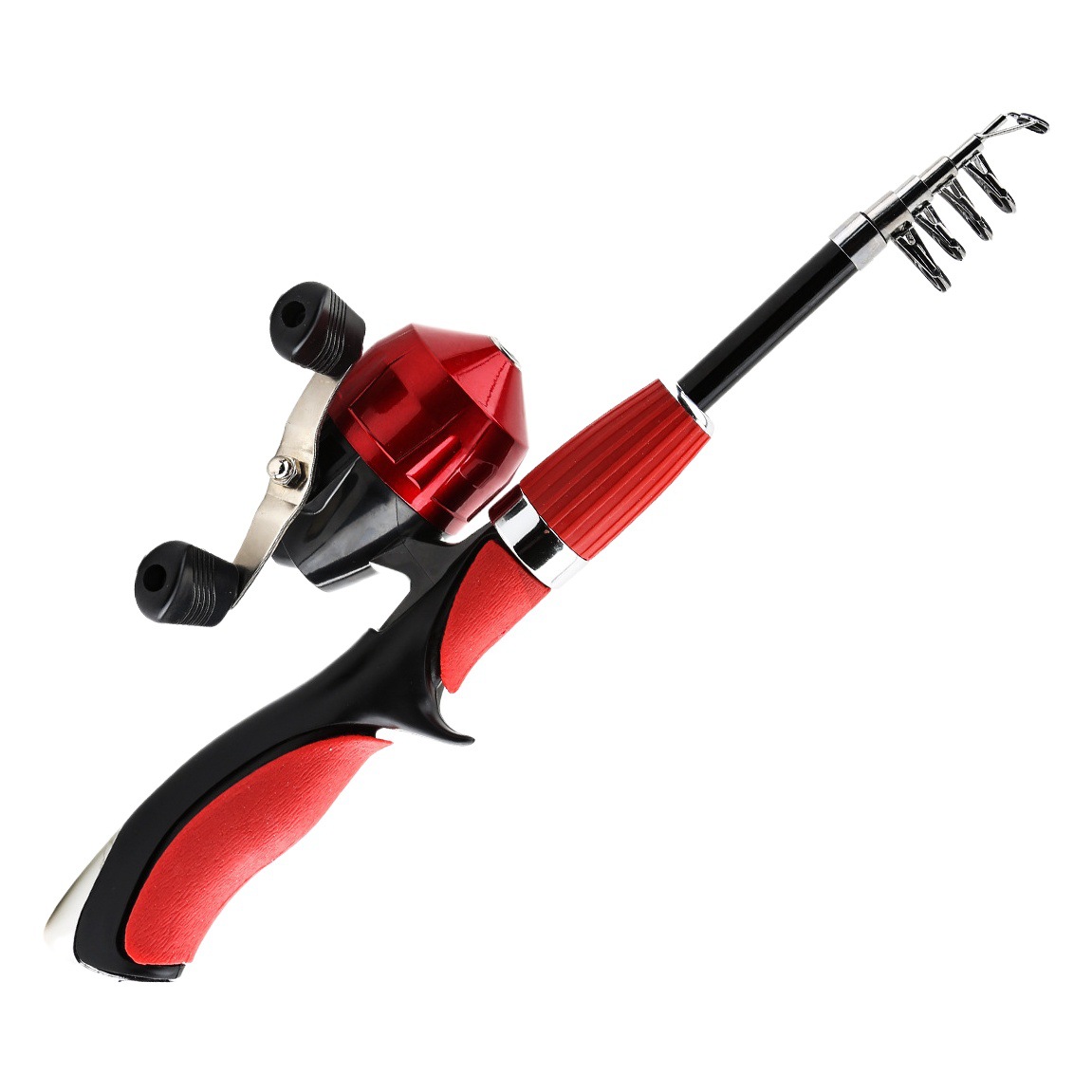 Children's fishing rod beginner's fishing rod suit pig's mouth wheel with line fishing gear suit cross-border new style
