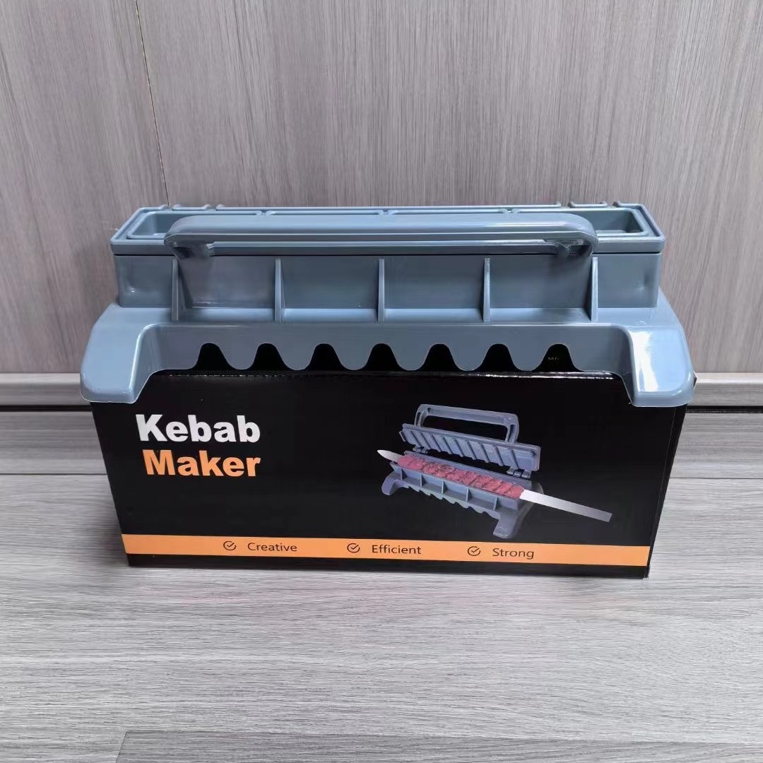 Picture of Cross-border portable folding barbecue mold skewers barbecue skewers outdoor barbecue utility manufacturers in stock