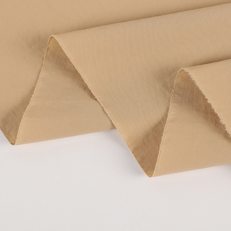 [Processing and Customization] Plain Bamboo Nylon Taslan Fabric, Autumn and Winter down Jackets, Cotton Sportswear Fabrics