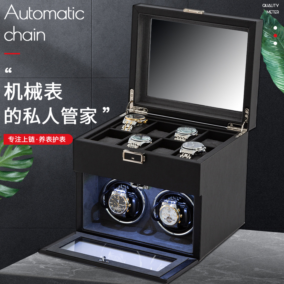 New mechanical watch watch switch spot watch storage box display box cross-border supply watch box shaking watch