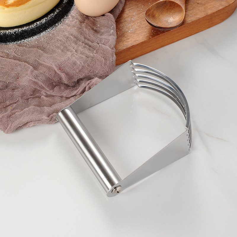 Picture of Baking Tool Stainless Steel Manual Flour Beater Mixer Slicer Dough Blender