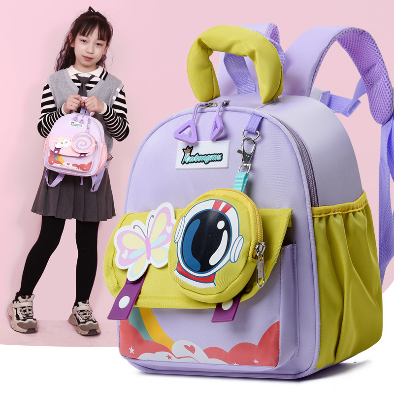 Picture of 2025 Spring New Kindergarten Schoolbag Cartoon Children 3-5 Years Old Preschool Boys and Girls Cute Breathable Backpack