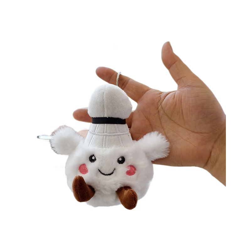 Picture of Cute and Adorable Internet Celebrity Badminton Small Pendant Plush Toy Doll Cartoon Bag Charm Keychain Doll Toy