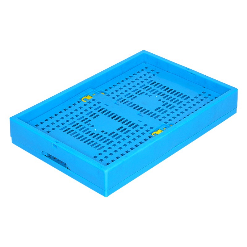 600-360 folding turnover basket distribution basket uncovered 600*400*360 factory logistics plastic frame
