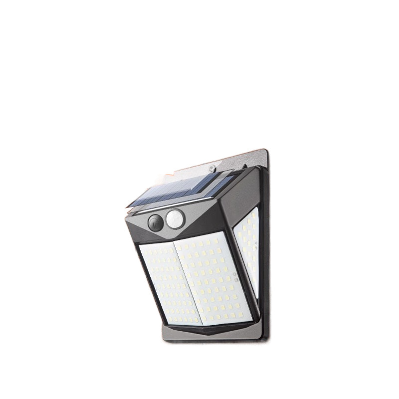 Picture of Solar Courtyard Outdoor Light Home Lighting Human Body Induction Street Light Rural Yard Outdoor Super Bright Waterproof Wall Lamp