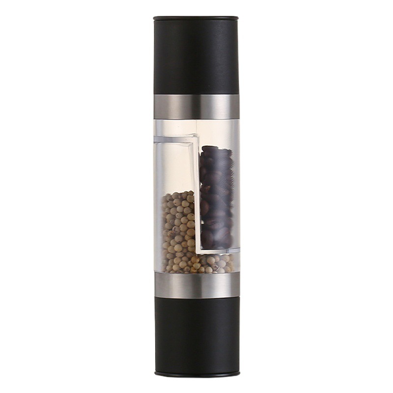 Double Head Manual Black Pepper Grinder Stainless Steel Grinder Kitchen Supplies Artifact Seasoning Bottle Pepper Amazon