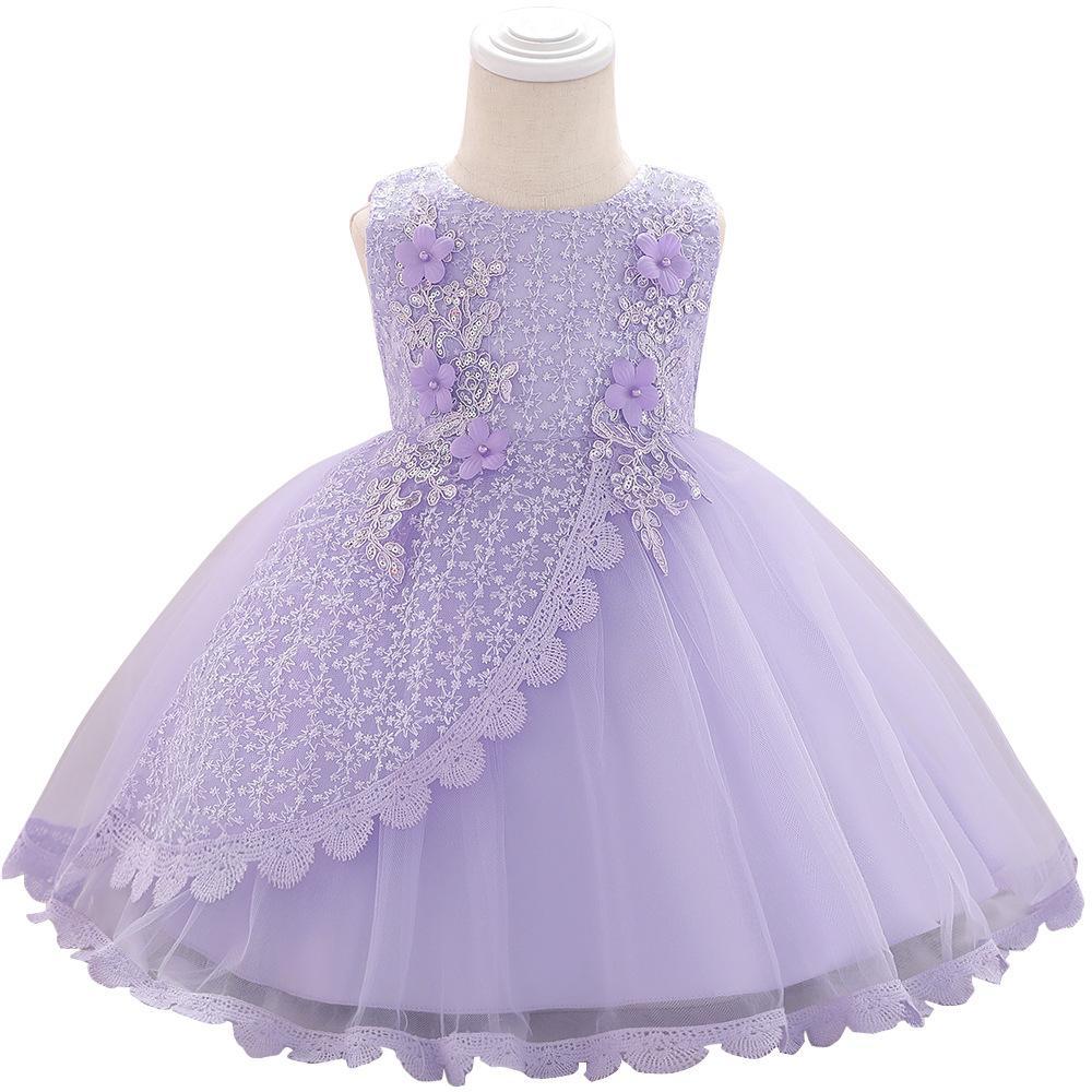 Picture of 2025 New Style Mesh Princess Dress Girl's Dress Dress Baby Baby Puffy Children's Clothing Baby Puffy Dress Dress