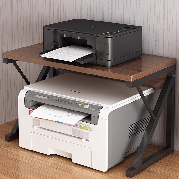 Printer storage rack, desktop copier rack, multifunctional office countertop organizer, small stand