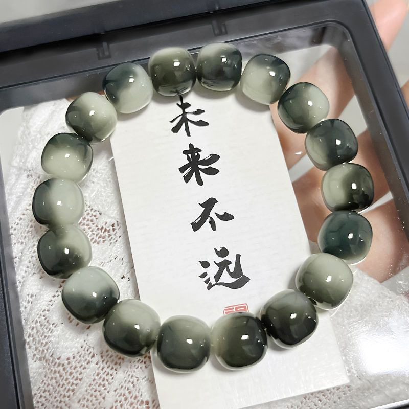 Picture of Authentic Yuanshan Dai Bodhi Root Bracelet Genuine Student Toy Decompression Chinese Style Bodhi Bracelet Prayer Beads