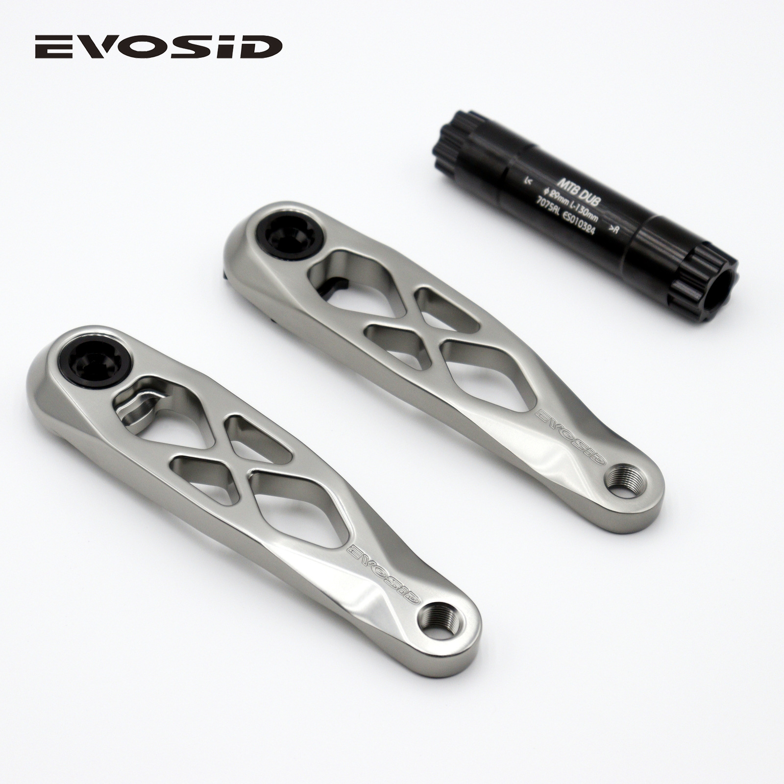 Cross-border mountain bike DUB tooth plate 170mm hollow integrated crank set hollow CNC high strength crank set 5DEV