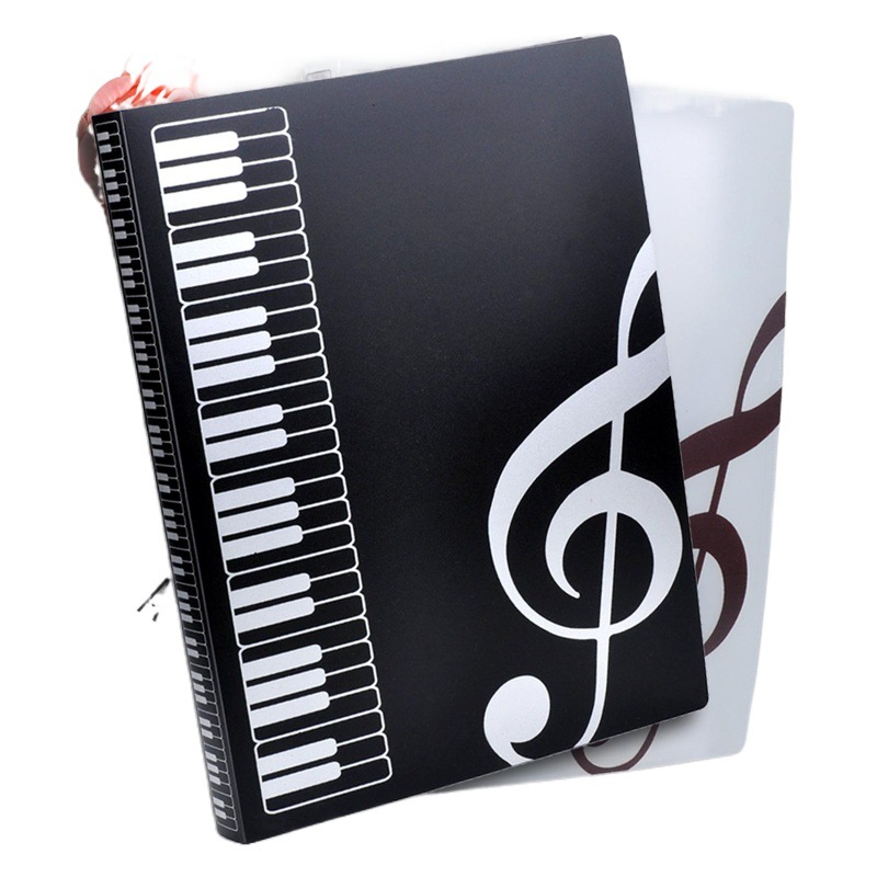 A4 high-quality creative multi-layer 40-page insert book folder student teacher music piano five-line music book