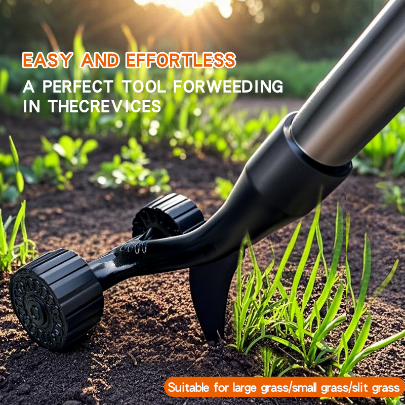 Cross-Border Roller Weeder for Home Gardening, Manual Soil Loosening and Weeding Tool Without Bending, Weed Removal Tool Set for Agricultural Use