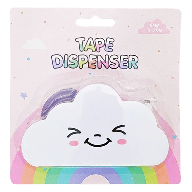 Cloud tape cutter student tape holder hand account tape table rainbow tape packing machine cross-border hot wholesale