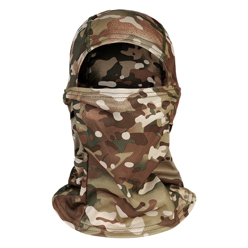 Cycling Headgear American Camouflage Sunscreen Mask Outdoor Mask Quick-drying Mesh Fabric Hiking Protective Windproof Headgear