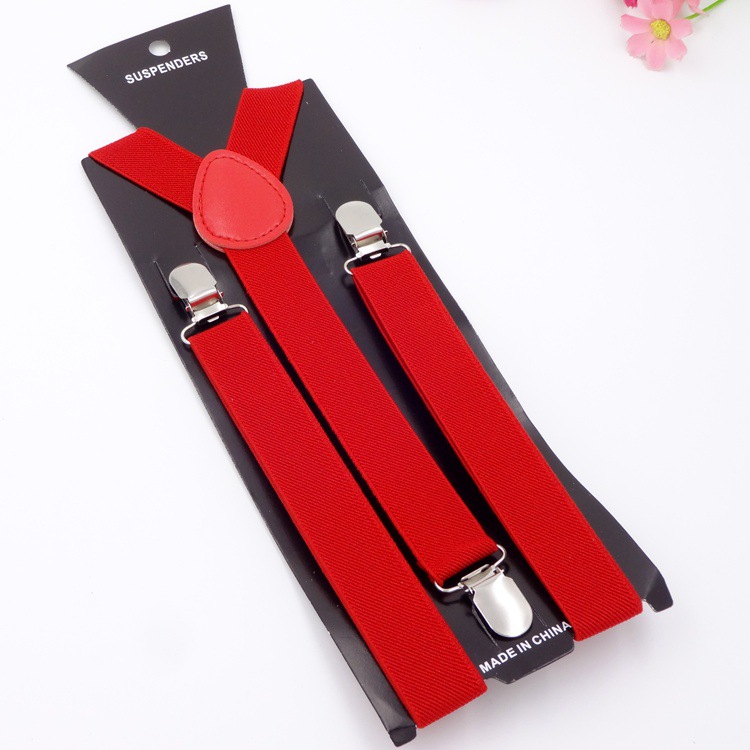 Picture of Factory wholesale candy color strap unisex adult sling multi-color optional 3 clips 2.5cm