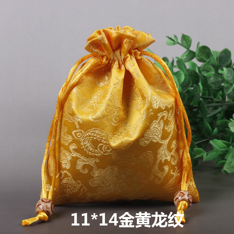 Picture of Osmanthus sachet sachet pendant antique Chinese brocade high-grade sachet empty bag bag bag wholesale 11*14