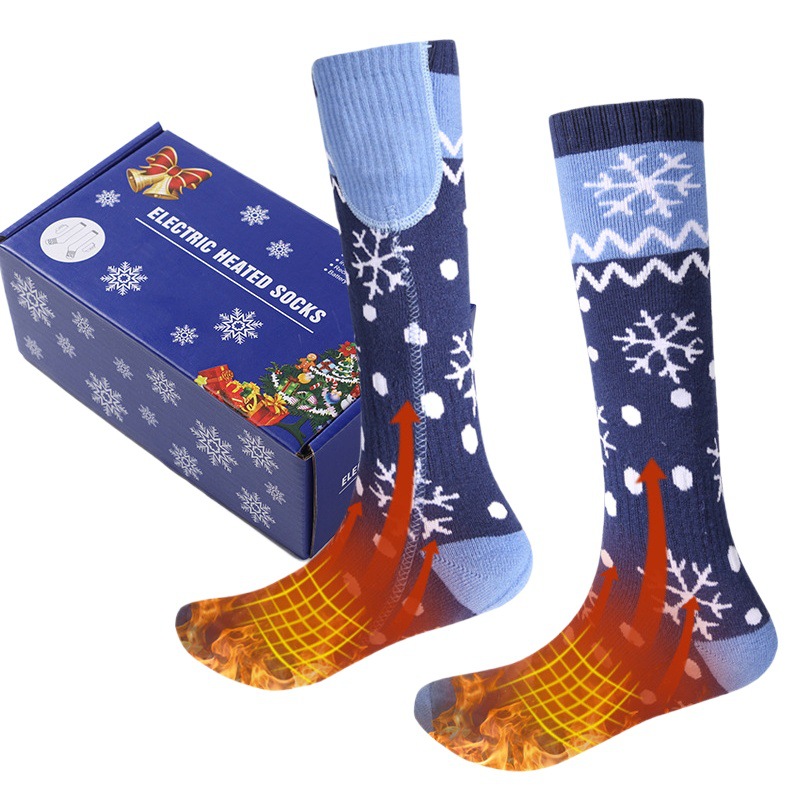 Spot Charging Heating Socks Warm Heating Socks Electric Foot Warmer Office Foot Warmer Artifact for Men and Women