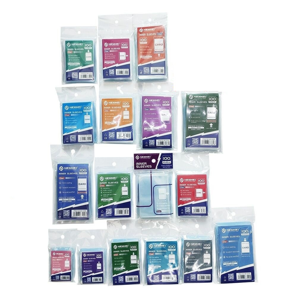 Baokemeng Card Cover Board Game Card Protective Cover Inner Pad Card Bag Protective Film Yu-Gi-Oh ptcg Hengwei Card Film