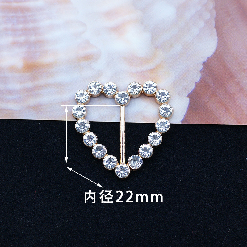 Picture of Korean multi-functional silk towel buckle wholesale high-level clothes accessories buckle pearl rhinestone corner knot buckle jewelry