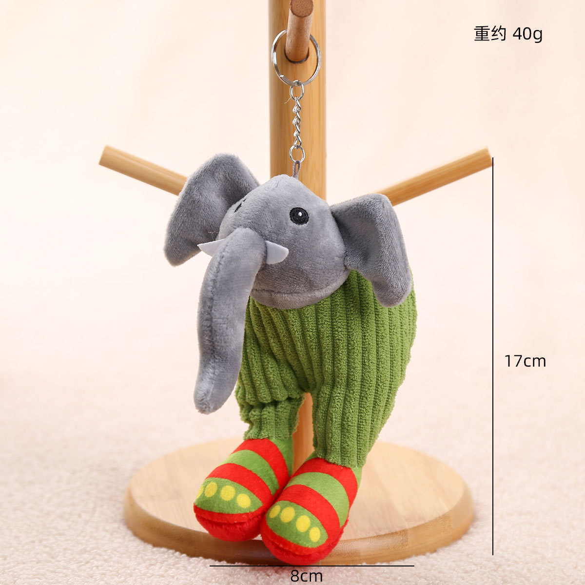 Picture of Ai Shan Hai Jing Tungtung Tungsahur Cross-Border Doll Toy Wooden Stick Plush Keychain Small Pendant