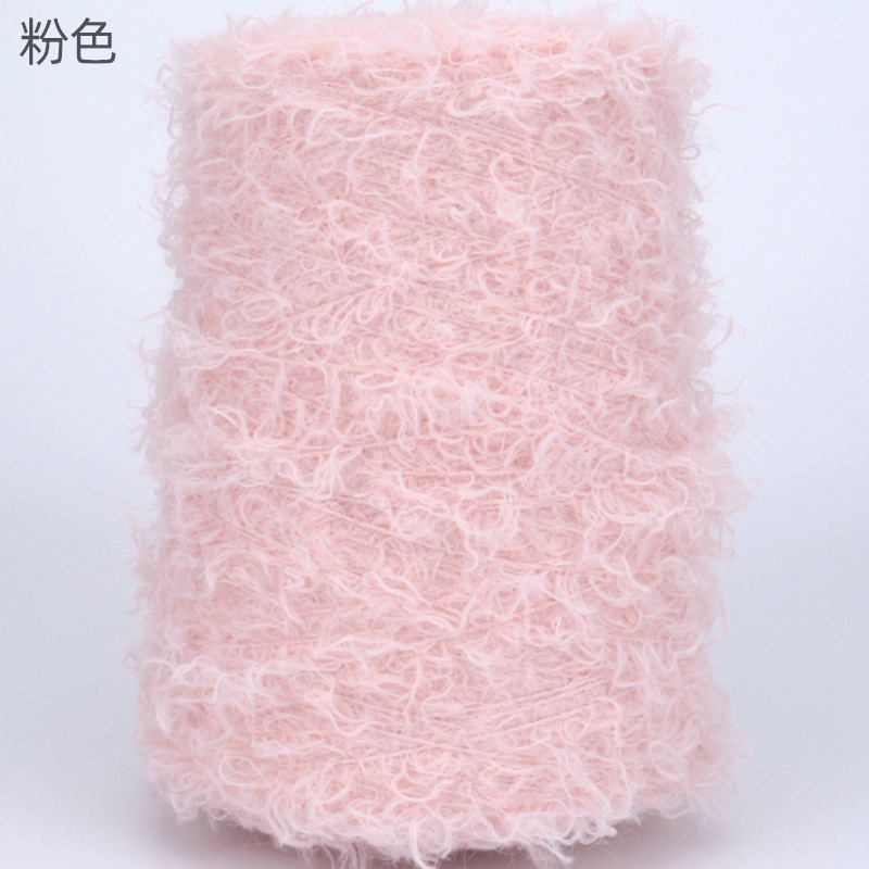 Picture of Silk Joy/Cross-Border Teddy Velvet Curly Furry DIY Handmade Knitting Yarn Ball 500g